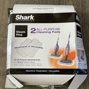Shark Accessories-2 All purpose Cleaning Pads for Steam Mop-Open Box NEW
